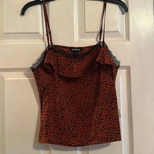 Express Ruffle w/ Lace Tank